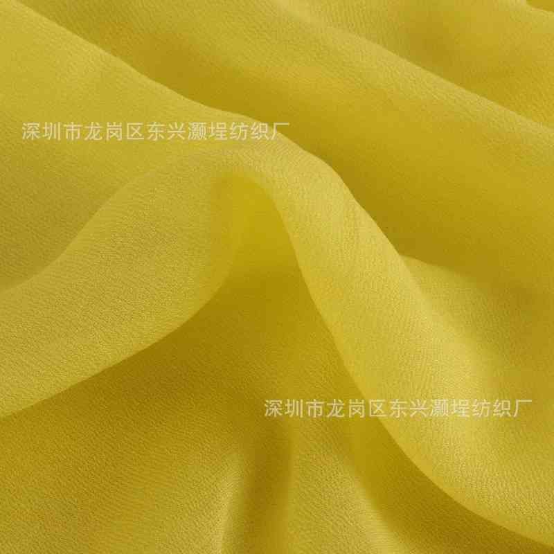 

pure color 50d crepe de chine summer women's fashion fabric 100% rayon, Black;white
