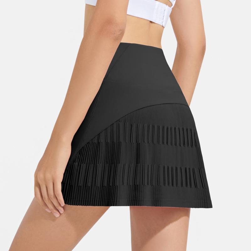 

Yoga Outfit 2022 Women Sports Shorts Tennis Skirt Running Breathable Workout Anti Exposure Pleated Skirts Quick Dry Outdoor Sportswear