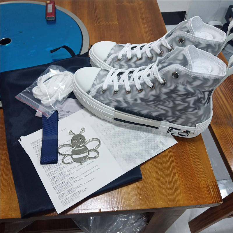 

2021 Homme B23 boys and girls luxury fashion female designer high heels leather casual running outdoor shoes for men and women high top shoes size 36-45, 10 box