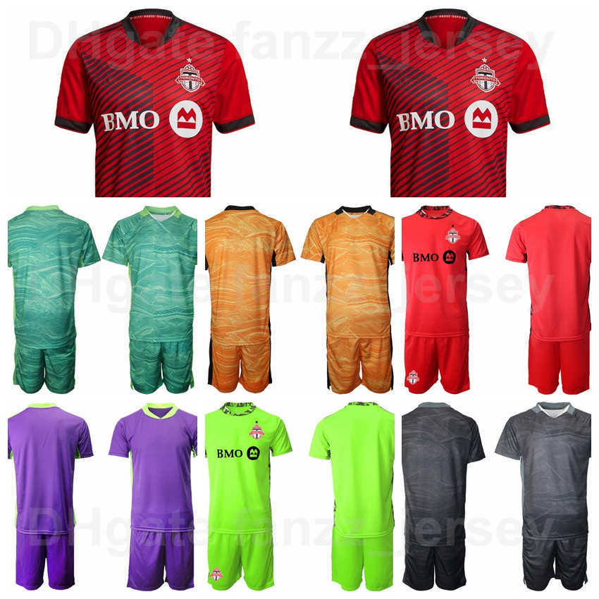 

Men GK Soccer Toronto FC 25 Alex Bono Goalkeeper Jersey Set Goalie 16 Quentin Westberg Football Shirt Kits Uniform Red Green Black Orange Yellow Grey Team Color