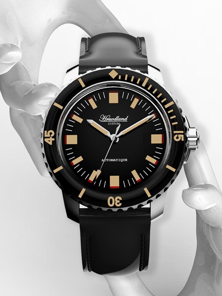 

Wristwatches Hruodland Pike Mens Automatic Mechanical Watch Stainless Sapphire Crystal C3 Luminous 20ATM Water Resistant Sport Diver Watches, Pike date