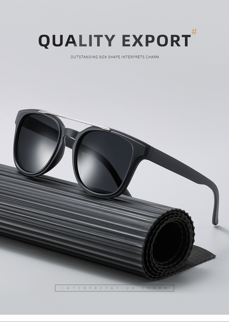 

2021 new fashion outdoor Sunglasses dazzling and colorful UV protection, White;black