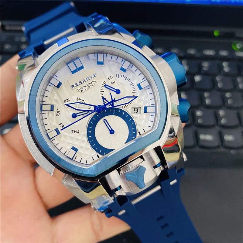 

Invincible Reserve Bolt Zeus Undefeated Luxury Watch Stainless Steel Luminous Chronograph Men's Quartz Wirstwatch Invicto Reloj De Hombre Dropshipping, Tool