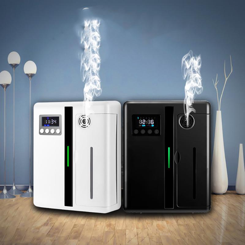 

Humidifiers Scent Machines With Fan Inside HVAC 500m3 Aroma Unit Diffuser 300ml Air Purifier For Large Area El Lobby Home Fragrance