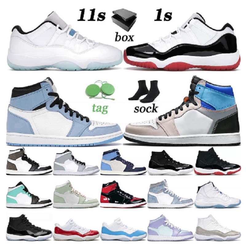 

Mens Basketball Shoes 11S Jubilee 1 1S University Blue 4s Black Cat Fire Red Union Desert Moss 11 Space Jam Bred Sneaker Trainer, # 286
