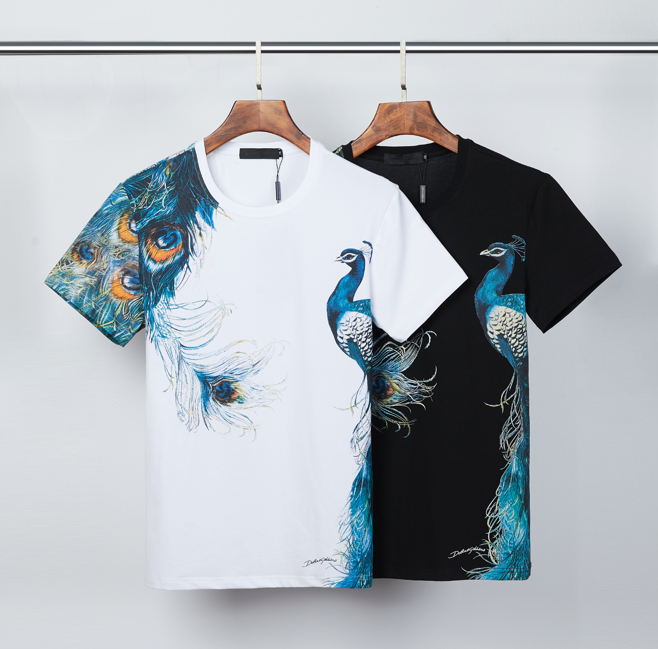 2021 Fashion mens t shirt summer Short sleeve top European American 3D printing T-shirt men women couples high quality Casual clothes large size-image-708151973