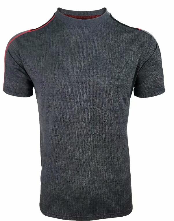 

Men's Shirt 2021 Soccer Jerseys Adult Running T-shirt Workout Clothes Low-elastic Quick-drying Perspiration Cationic Tights123, Black