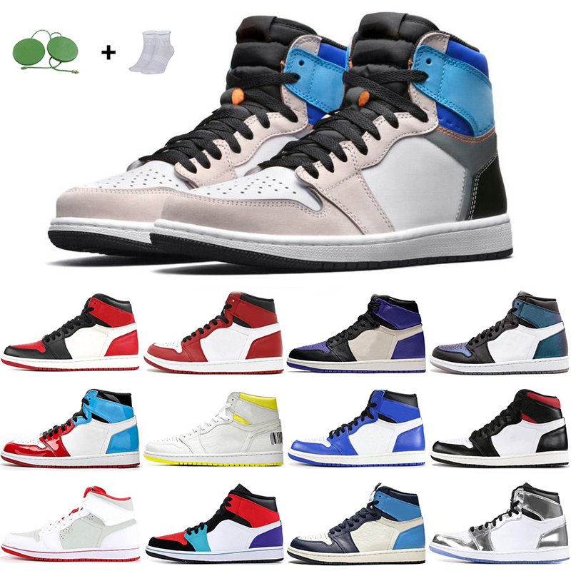 

New color Trainer Zapatos Mens Womens Basketball Shoes 1 1s Jumpman Silver Toe dark mocha Shadow flexible outdoor Sports Sneakers size 36-46, Varsity red