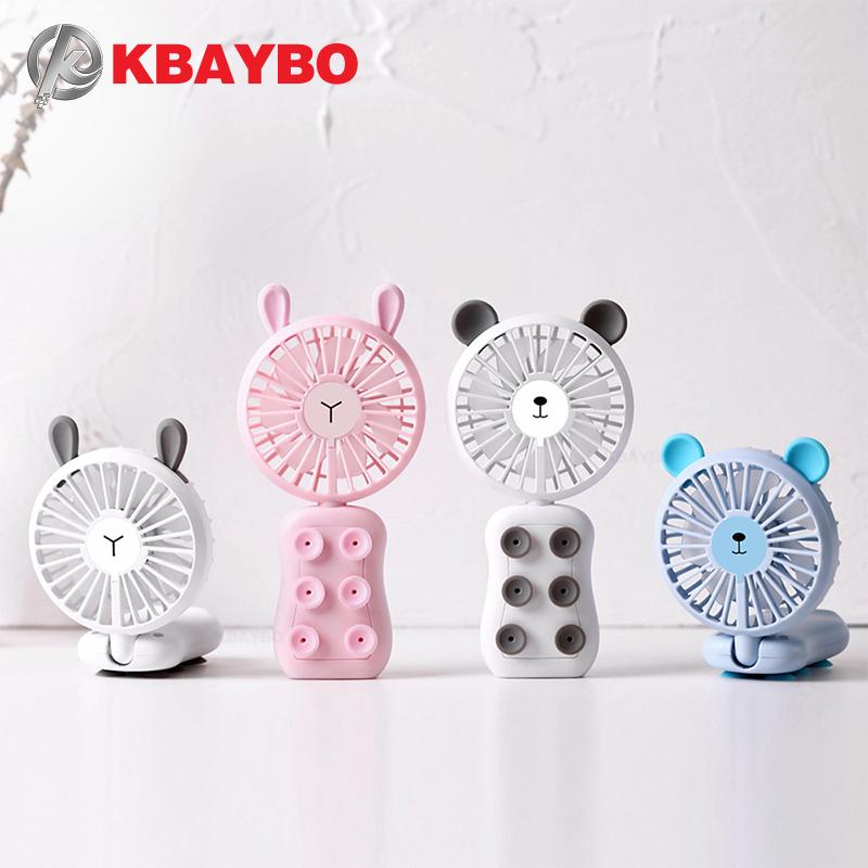 

Foldable Hand Fans Rechargeable With 7 Color LED Handheld Or Positioned Mini Fan Electric Personal Portable At Outdoors