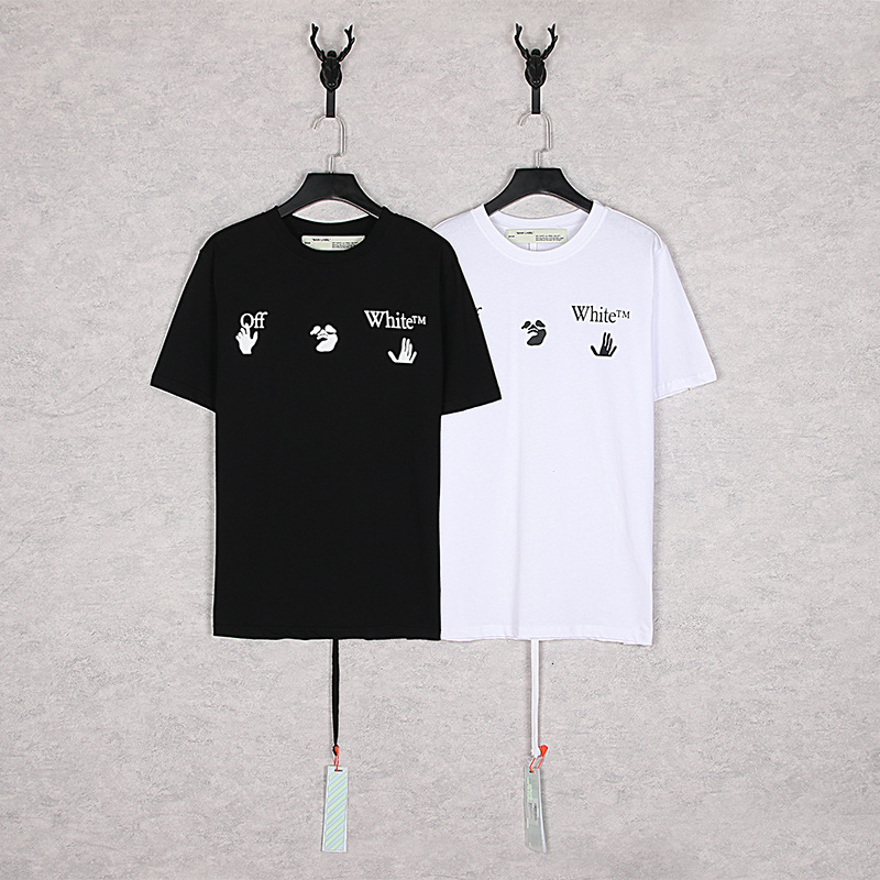 

Short Sleeve 2021 Off Nstyle White Summer New Character Print Series Oversized T-shirt Ouk7, White;black