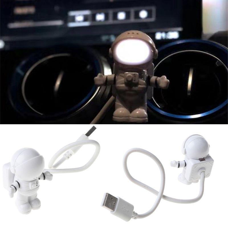

Night Lights Creative Spaceman Astronaut LED Flexible USB Light For Kids Toy Laptop PC Notebook