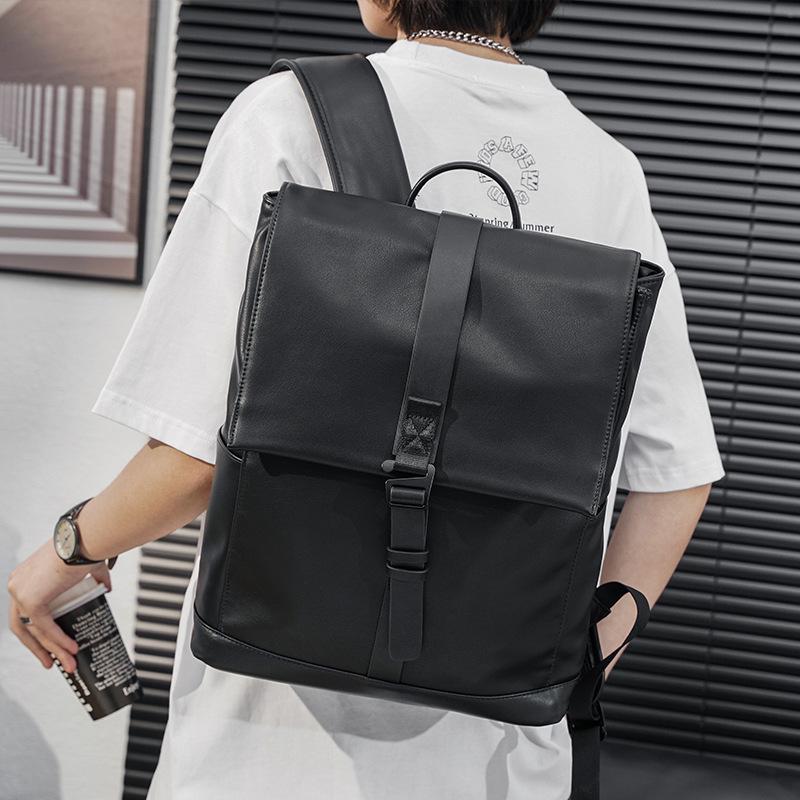 

Backpack Anti Theft Men Large-capacity Travel Bag Backapcks Male Fashion Men's Student School Backpacks, Black