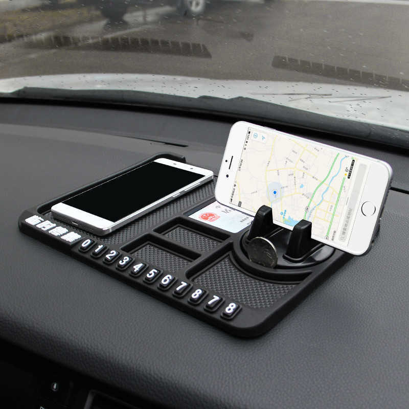

Multifunctional Car Mat Auto Holder Non Slip Sticky Anti Slide Dash Phone Mount Silicone Dashboard Car Pad Mat Anti Slip Mat
