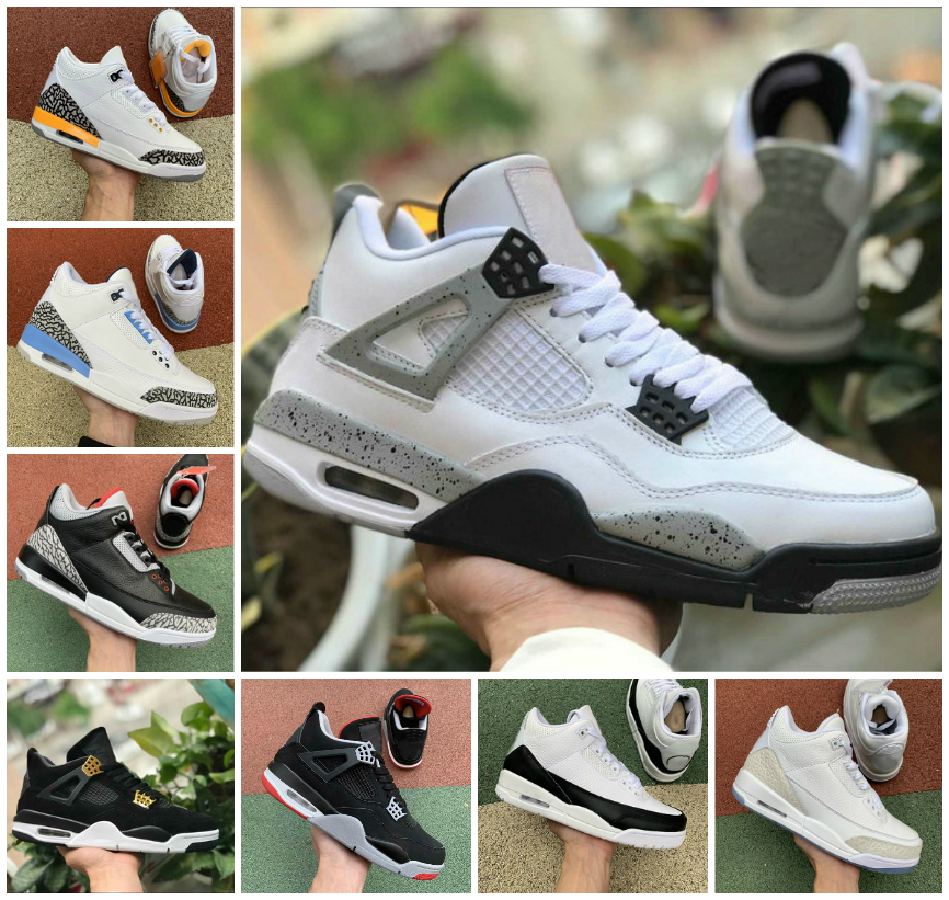 

Top Quality 3s 3 Mens Basketball Shoes Knicks Rivals JSP TINKER SP JTH Laser Orange 4 Fire Red Air White BLACK CEMENT Fragment UNC Blue Shoe