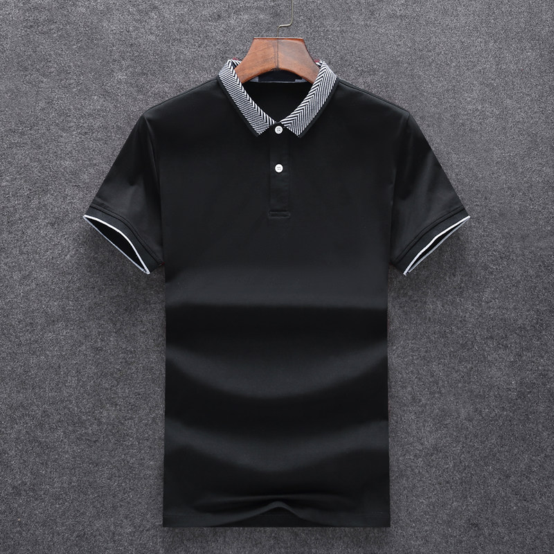 

Men' T-shirt polo shirt 100% cotton designer style cool and breathable
