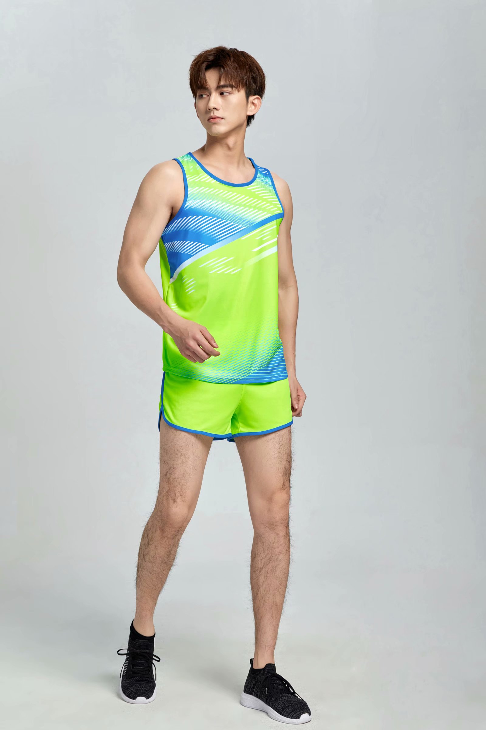 

#030 Football uniform men soccer Jersey printing team custom track and field sports short-sleeved shirt, Black;yellow