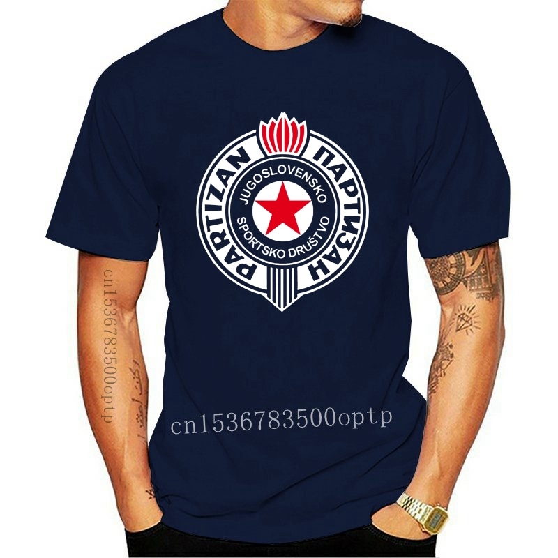 

Partizan Belgrade Mens Womens Casual t Shirt Custom Tshirt, Whitemen