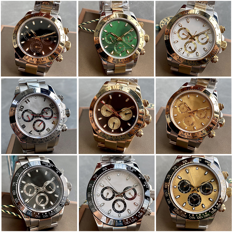 U1 hjd Luxury Designer watch Ceramic Bezel rubber Strap Black - bezel Automatic Rose gold men Watches 40mm water proof rolx Sports Wristwatches 1