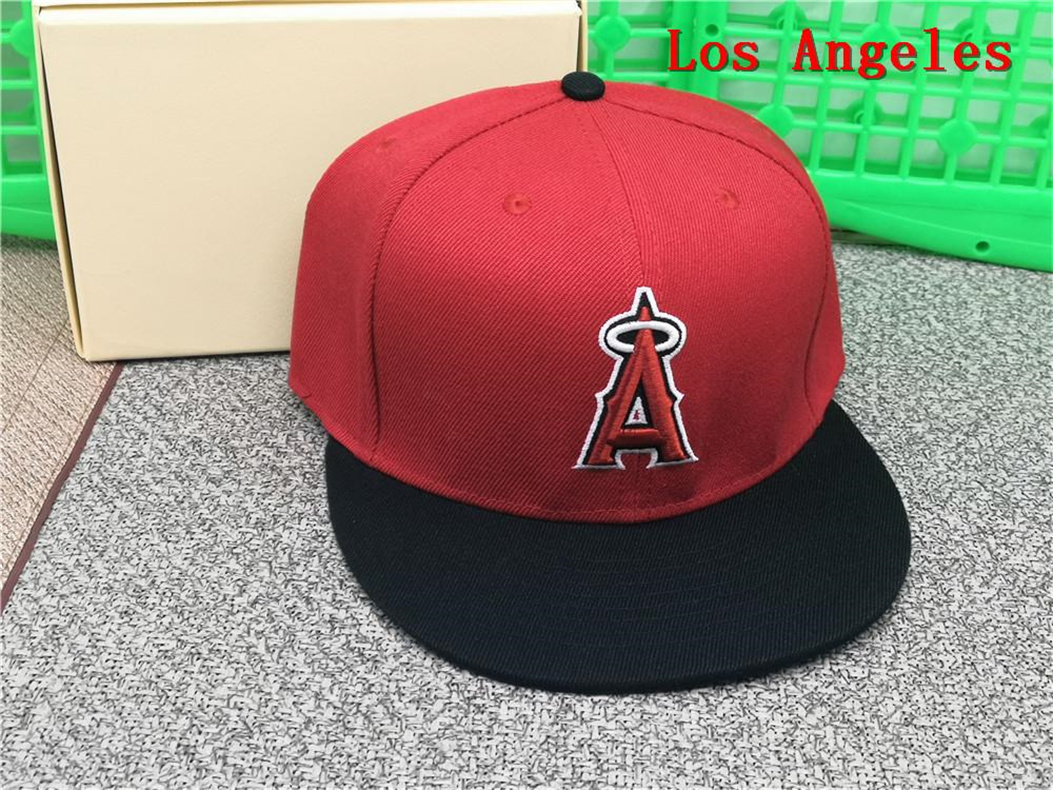 

Top sale HS 2021 nuevo ángeles sombreros hombre bonita letra un gorras de béisbol adulto pico plana Gorra ajustada Hip Hop hombres mujeres completa cerrado Hat