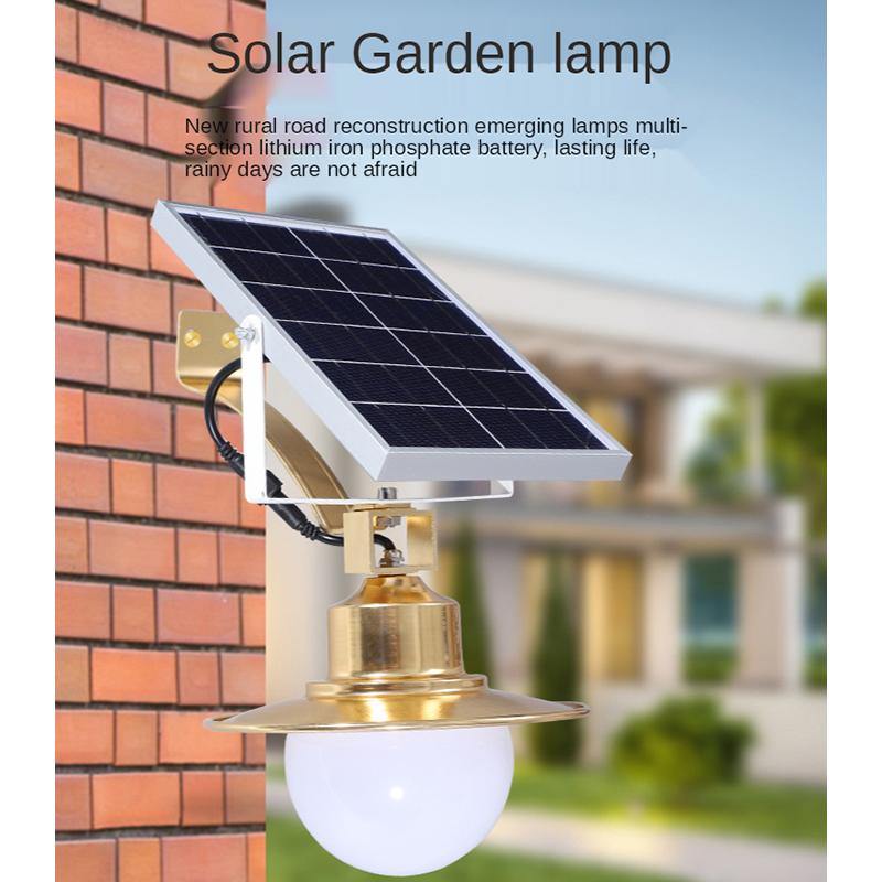 

Outdoor Wall Lamps LED Solar Lamp Waterproof Remote Control Simple Yard Light Rural Garden Landscape