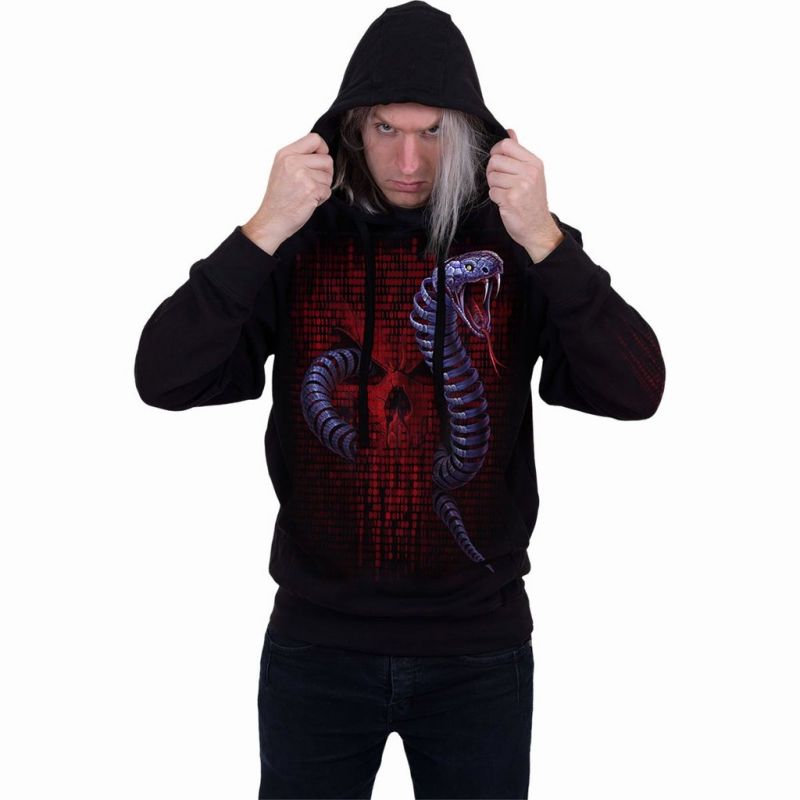 

Blue Monster Pattern 3D Printing Hoodie Visual Impact Party Top Punk Gothic Round Neck High Quality American Sweater Hoodie, Black
