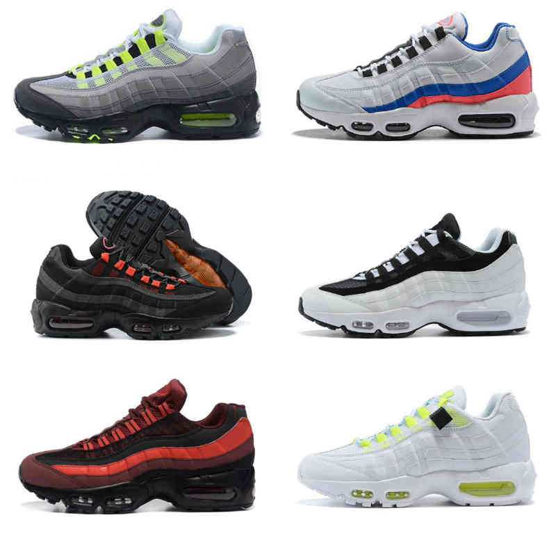 

Top Quality 95 Men Running Shoes Yin Yang OG Airs Solar Triple Black White Worldwide Seahawks Particle Grey Neon 95s Laser Fuchsia Red Greedy Designer Sports Sneakers, Please contact us