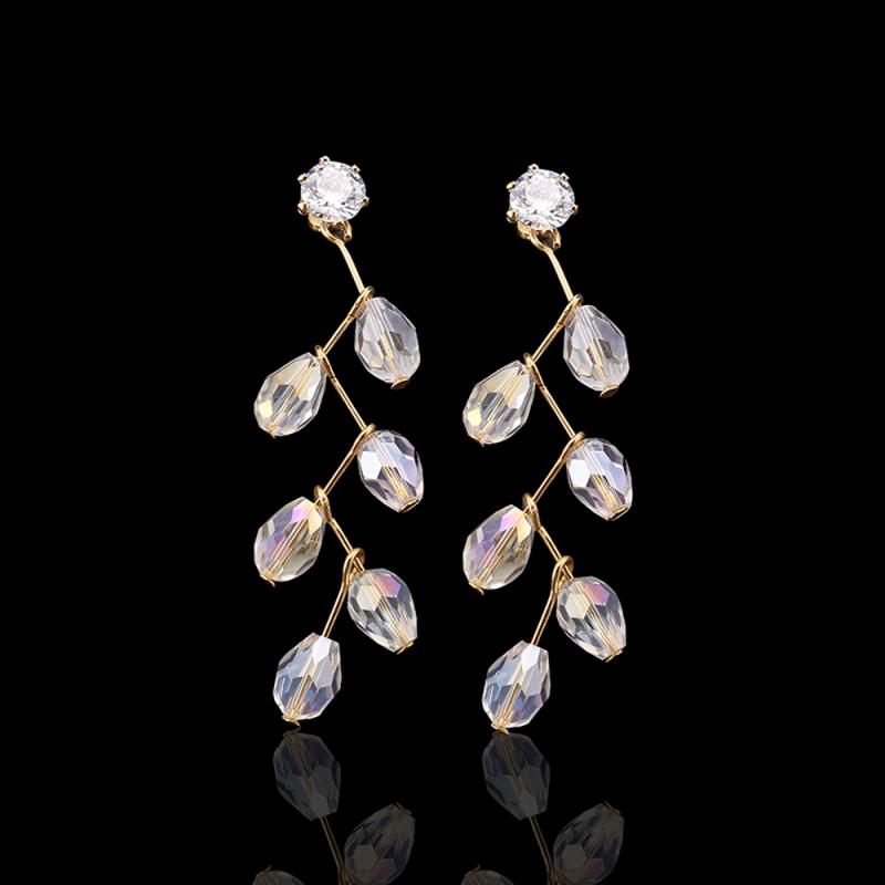 

Dangle & Chandelier Garilina Personality Classic Simple Earrings Branches Crystal Inlaid Zircon Fashion For Women AE2280