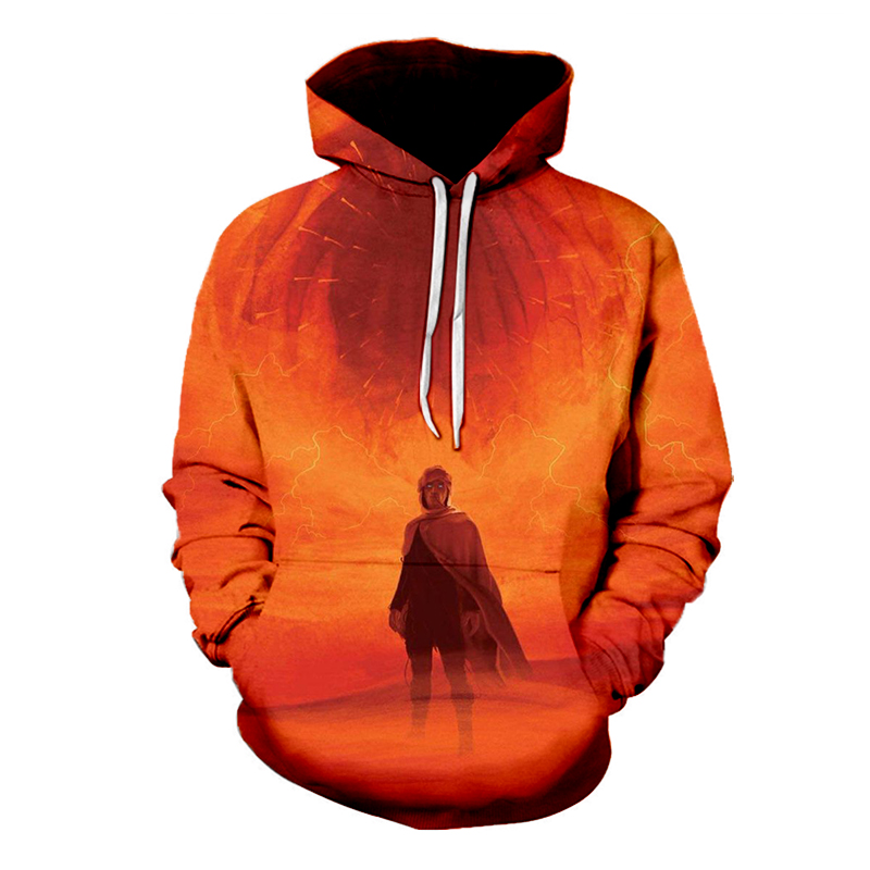 

Game League of Legends Dune Twilight Pattern 3D Printing LOL Sweatshirt Men's Women's Fashion Hoodie Harajuku Hip Hop Pullover Loo, White;black
