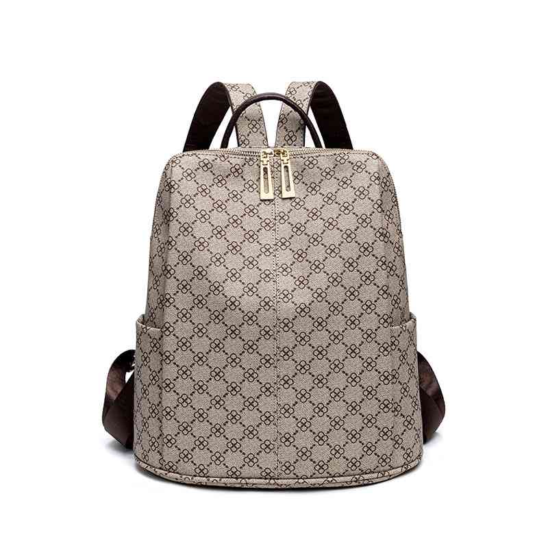 

Design Printed women's spring new easy to wear fashion anti theft backpack large capacity Mommy bag Handbags, Ageing