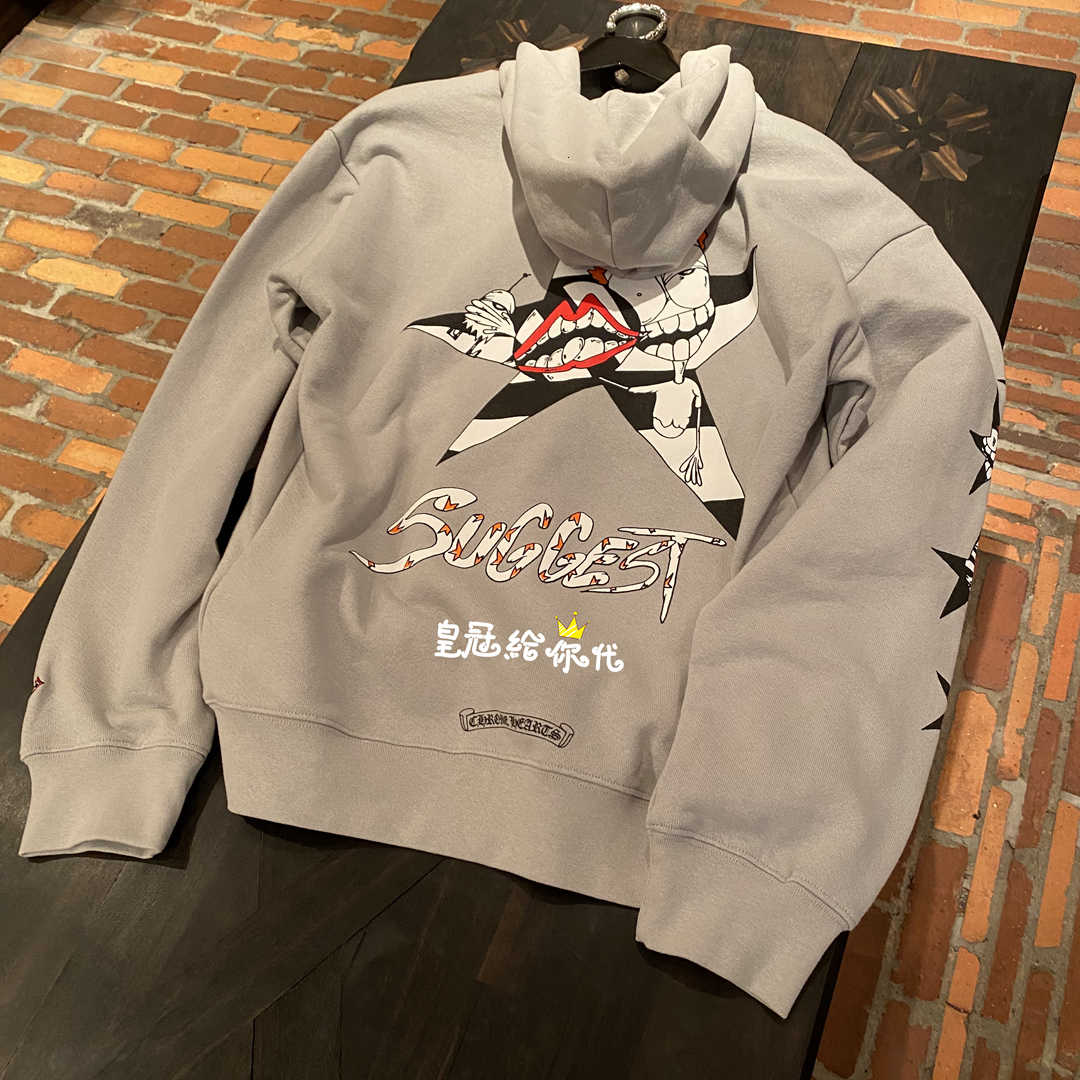 

for chrome Crown hearts croxinmatty grey graffiti Hoodie, Black