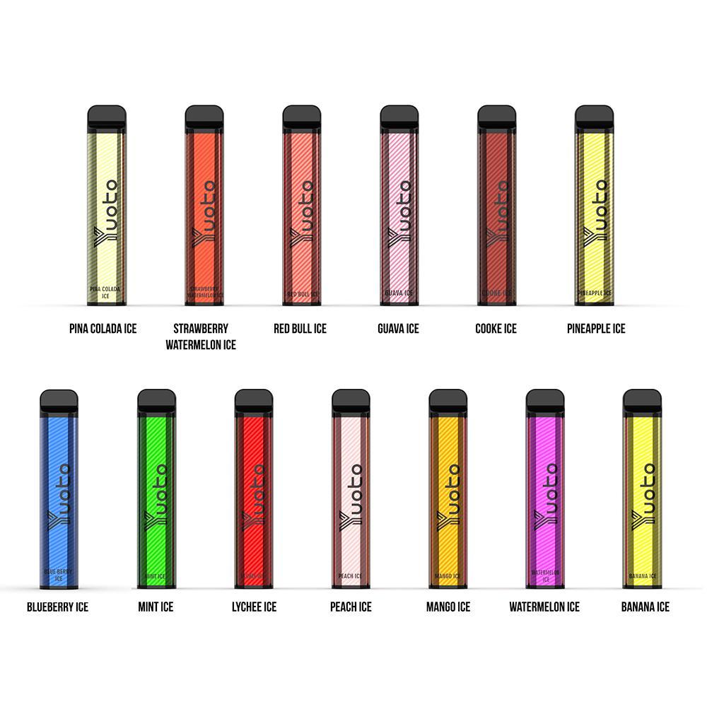 

2021 Original Yuoto XXL Vape Pen Pod Device Kit Disposable Stick Youto 2500 Puffs With 1200mah Battery 7ml Cartridge VS Bang Switch