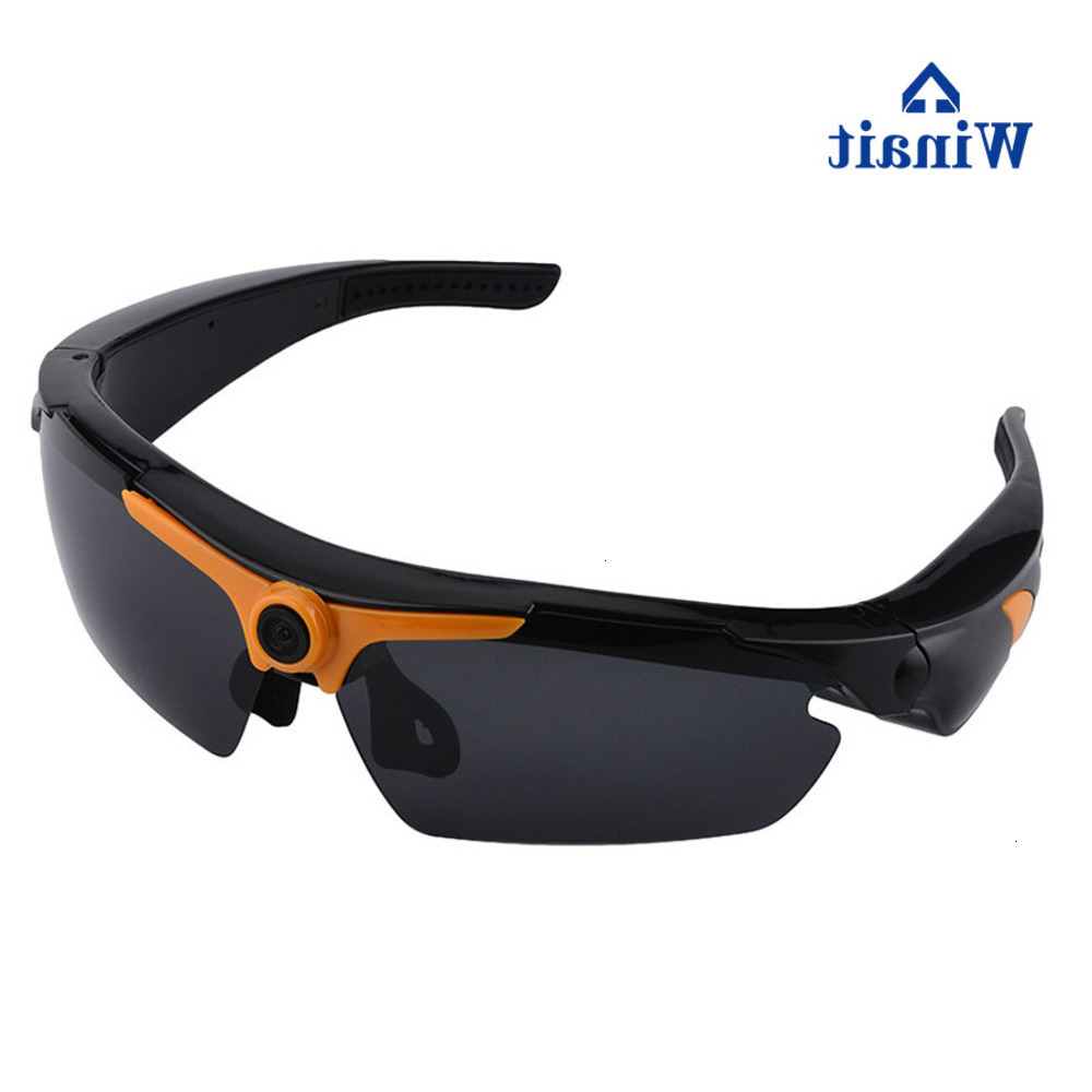 

Highend accessories winait hot sell p video with camera, mP camera sunglass, Black