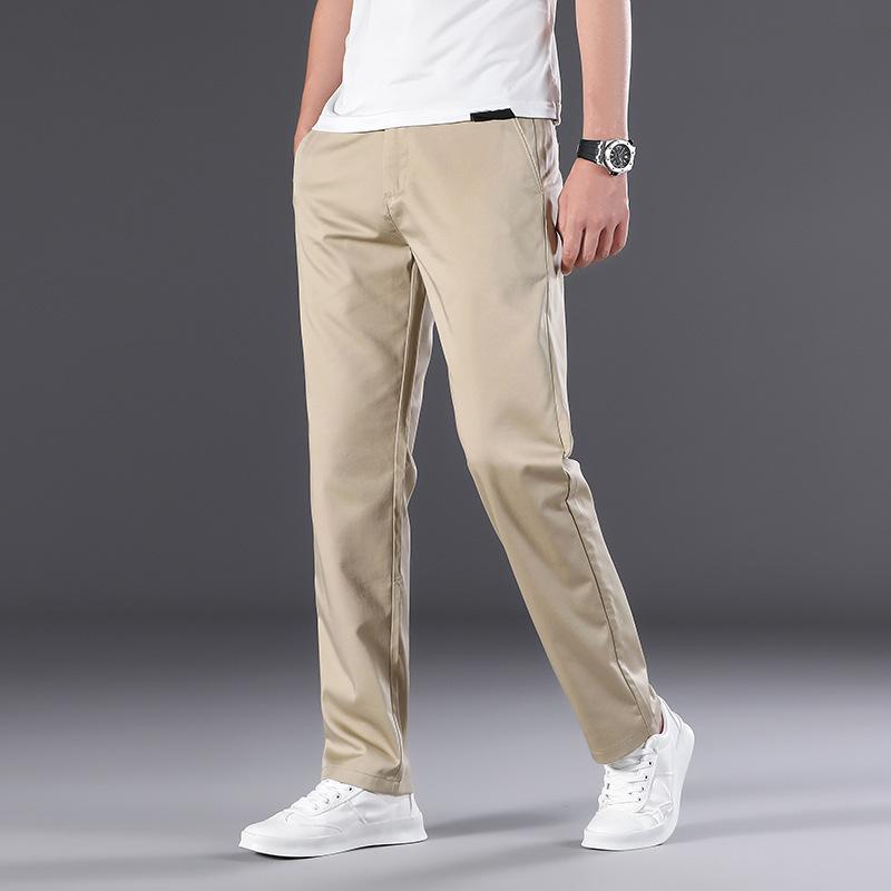 Mens Lightweight Summer Cotton Trousers 