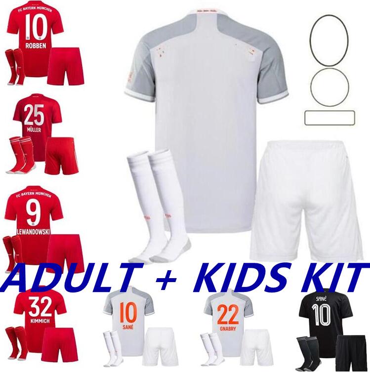 

BaYern soccer jersey 20 21 LEWANDOWSKI SANE muNich COMAN MULLER DAVIES football shirt Men Kids kit 2021 HUMANRACE fourth 4th, Black;yellow
