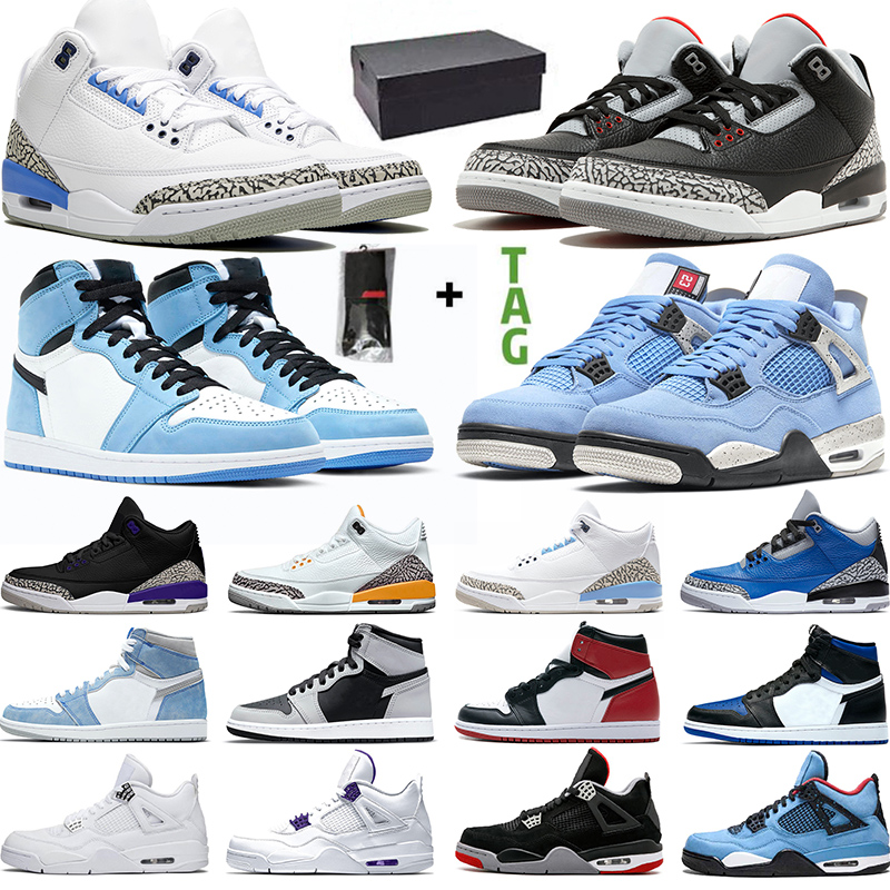 

Basketball Shoes Men Women 4s 1s University Blue Black Cement UNC Taupe Haze High OG 1 Mens Womens Trainers Sneakers Sports, #14 white cement