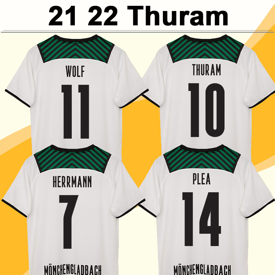 

21 22 Monchengladbach PLEA RAFFAEL Mens Soccer Jerseys ELVEDI ZAKARIA Home White Football Shirts Mönchengladbach STINDL Fußball Trikots, Qm3308 2122 home no patch