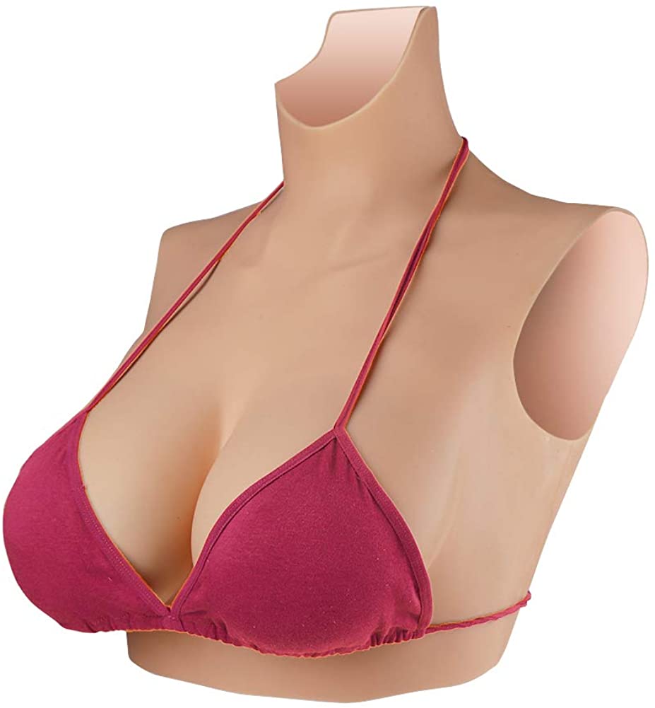 

Silicone Breast Plate Forms B-G CUP Breastplates for Crossdresser Drag Queen Mastectomy Transgender