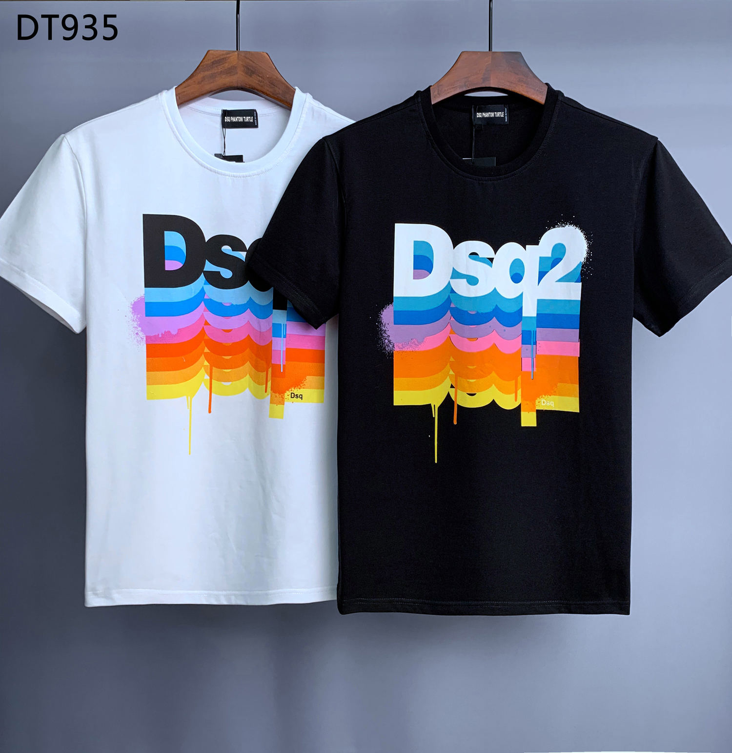 

DSQ PHANTOM TURTLE 2022SS New Mens Designer T shirt Italy fashion Tshirts Summer Men DSQ T-shirt Male Top Quality 100% Cotton Tops 158282, Black