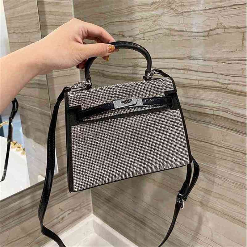 

Women Luxurys Designers Bags 2021 Shop Purchase temperament goddess portable fashion with diamond Designer Handbag Handbags Totes Crossbody Bag