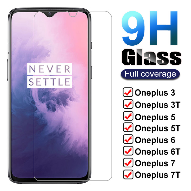 

9H Tempered Glass For Oneplus 7 7T 6T 5T 6 5 3T 3 1+7 1+6 Screen Protector One Plus Oneplus7 Film