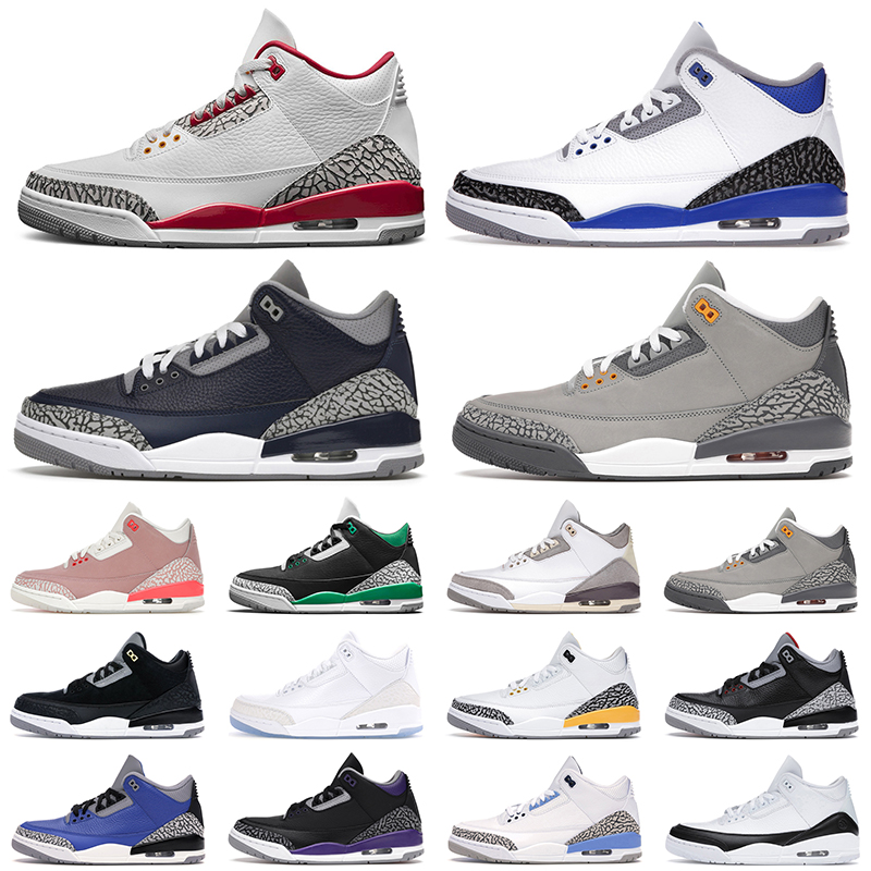 

Cardinal Red 3s Men Basketball Shoes Jumpman 3 Georgetown Pine Green Midnight Navy Ma Maniere Fragment Mens Trainers Outdoor Sports Sneakers, Infrared 23