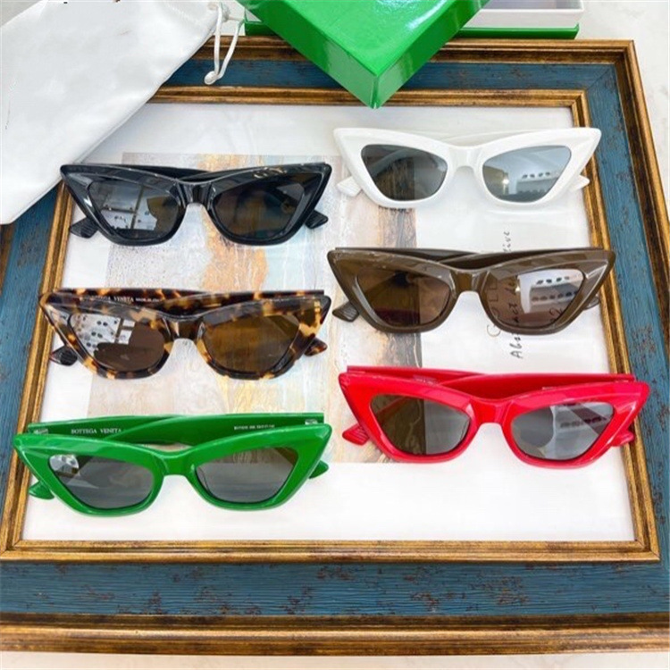 

2021 Fashion plate tide cat's Eye Sunglasses bv1101s men's and women's sunscreen sunglasses of the same type