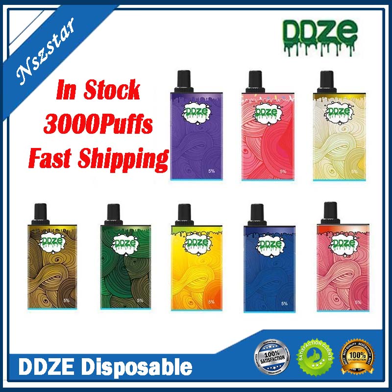

DDZE Disposable Vape Pen E Cigarette DDVAPOR Device With 1500mAh Battery 11ml Pod Cartridge 3000 Puffs Vapor Kit bang pro air gunnpod
