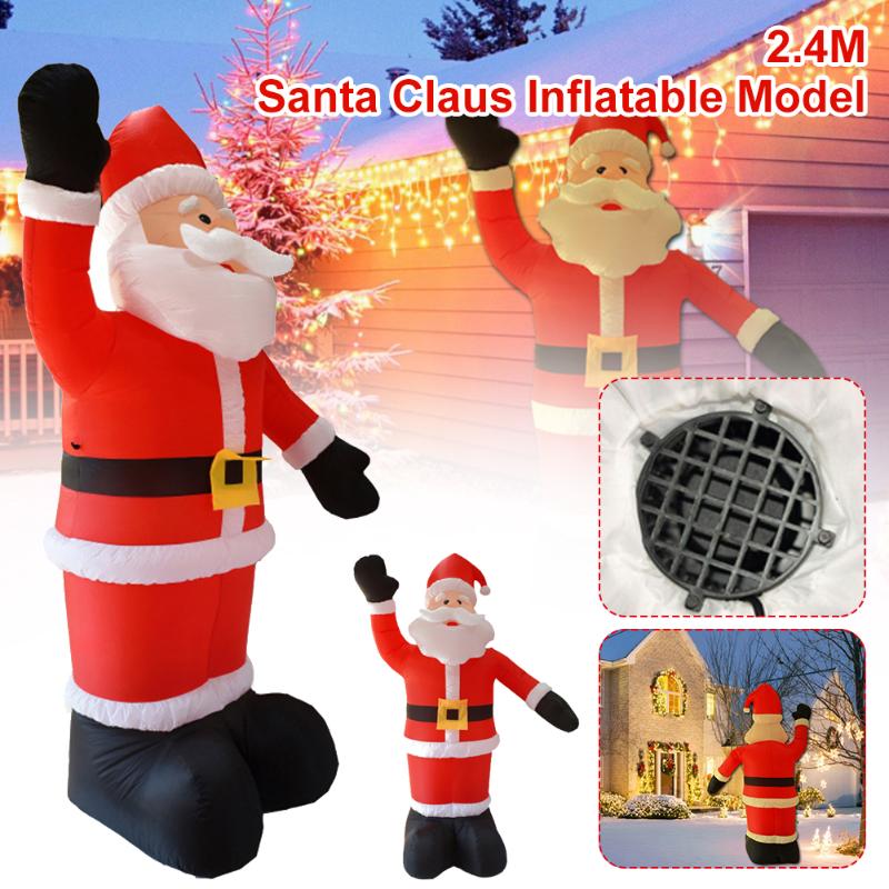 

Christmas Decorations Lighted Inflatable Snowman LED Light Toy Decoration Dolls Yard Prop For Household Parties Ornaments