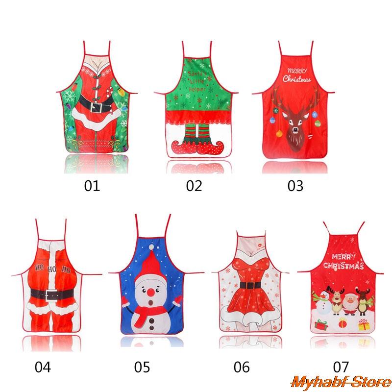 

Christmas Decorations 1pc Merry Apron Happy Year Ornaments Gift Decorative For Home Xmas Decor Natal Navidad