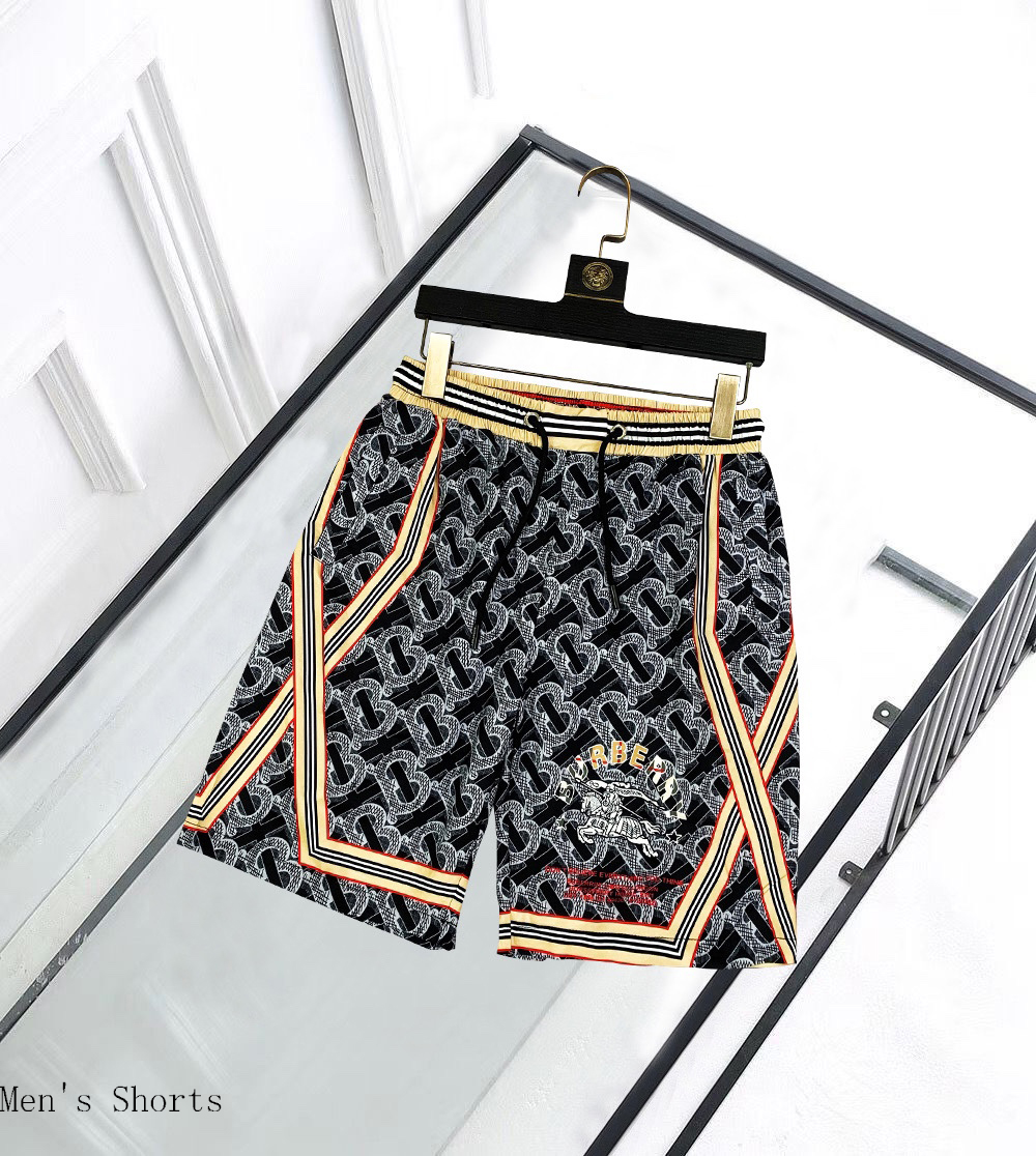 

Men's pants fashion print color matching high quality Shorts Girls Summer classic street boys' sweatpants Asian size m-4xl-05, White;black