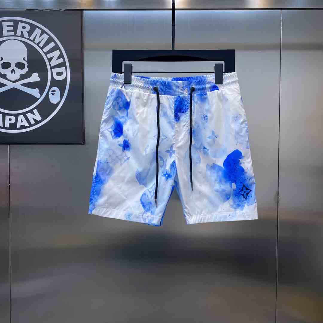 

Mens Womens Fashion Shorts Summer Essentials Reflective Printed Casual Shorts Beach Shorts Hip Hop Loose Pants M-3XL