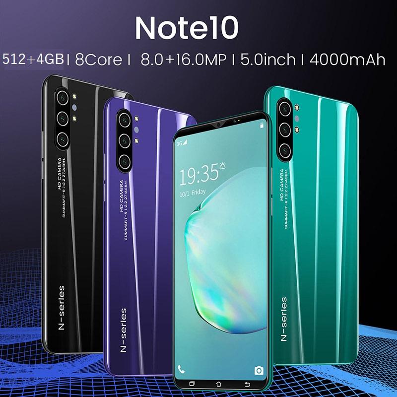 

Arrival Note10 5.0 Inch Full Screen Smartphone 8 Core 4GB Dual Camera Andriod Phone 4000mAh Fast Focusing Cell Walkie Talkie