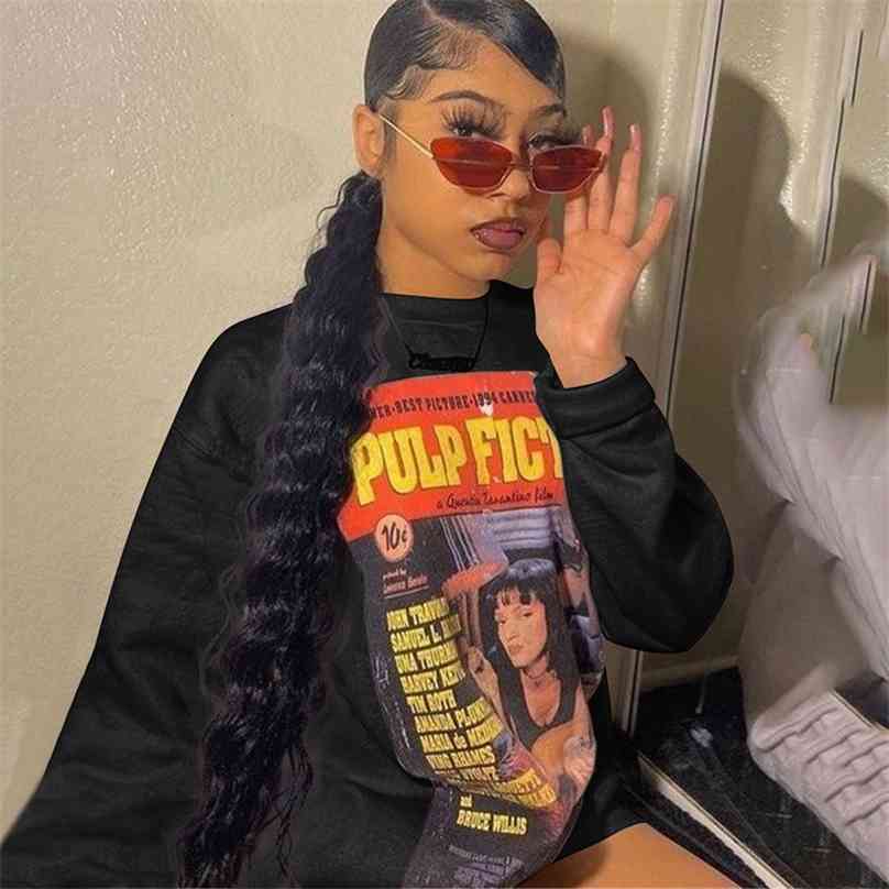 

Women's Cute Pattern Casual T-Shirt Sweater Sexy Hip Pop Harajuku Full Sleeve Top O-Neck Sport Running Gym Summer T-Shirts 210720, White short-29