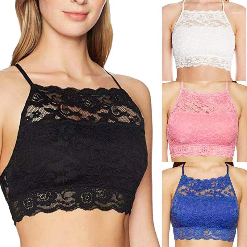 

Camisoles & Tanks Women Tank Crop Top Sexy Female Underwear Seamless Lace Tops Lingerie Femme Adjustable Camisole Street Casual Woman FFT